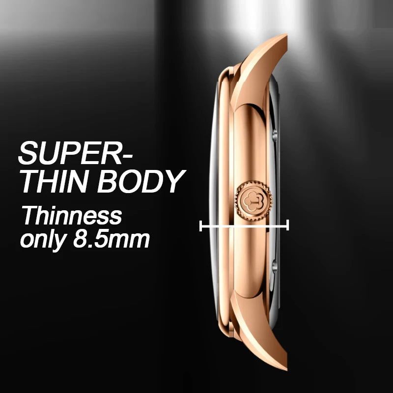 Rotor Movement Watch Super Thin