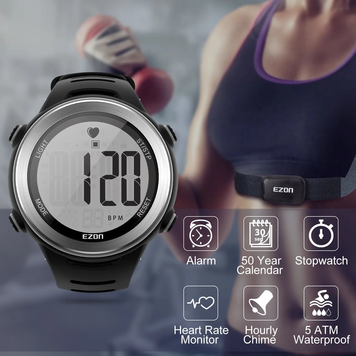 Men's Polar Heart Rate Monitor Watch