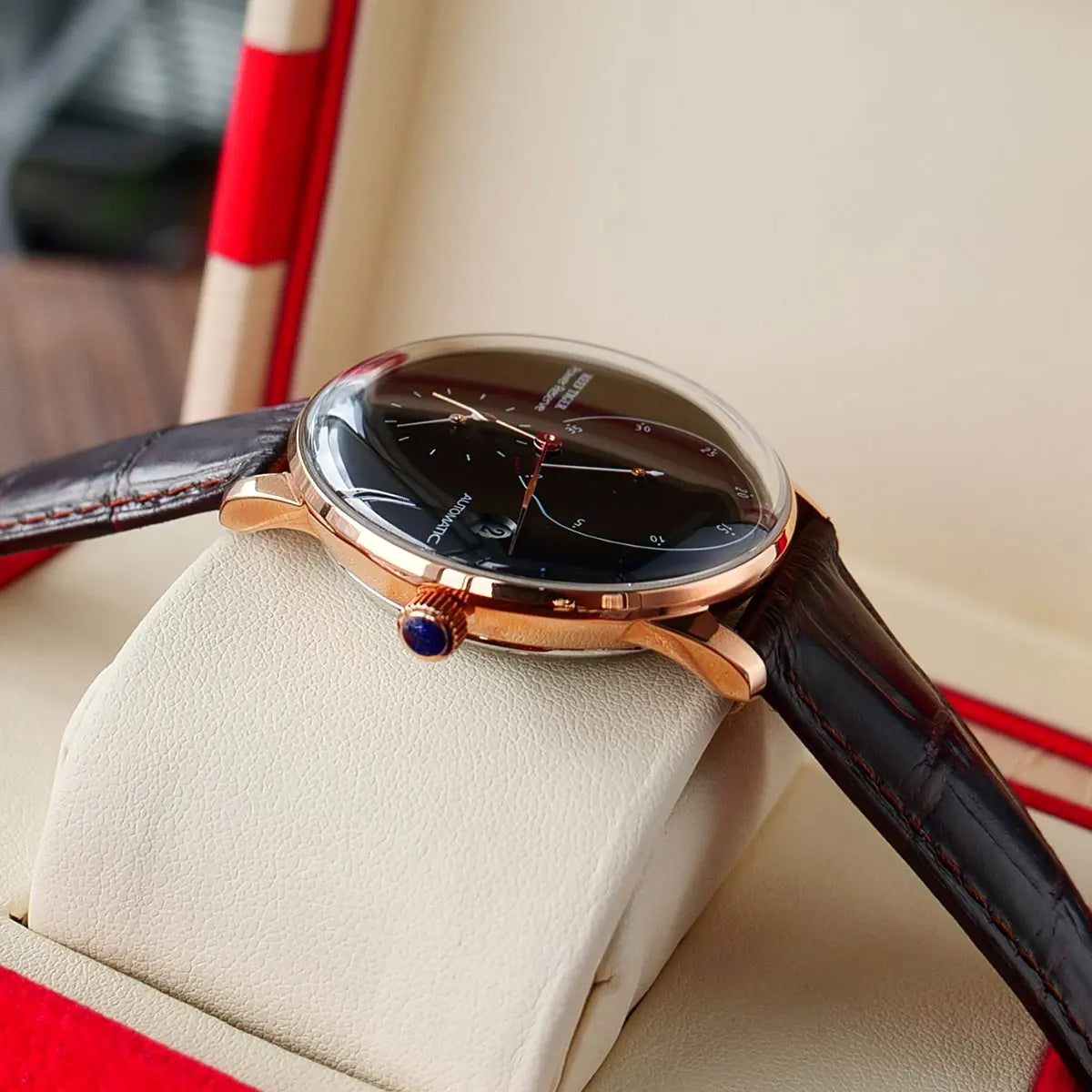 Luxury Rose Gold Automatic Men's Watch
