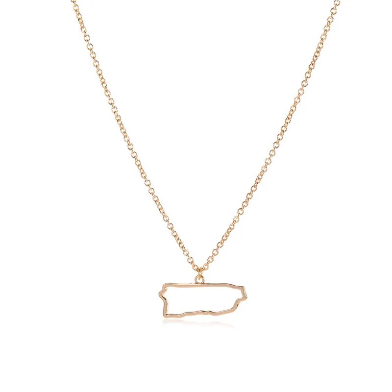 Tiny Asian Country Necklace