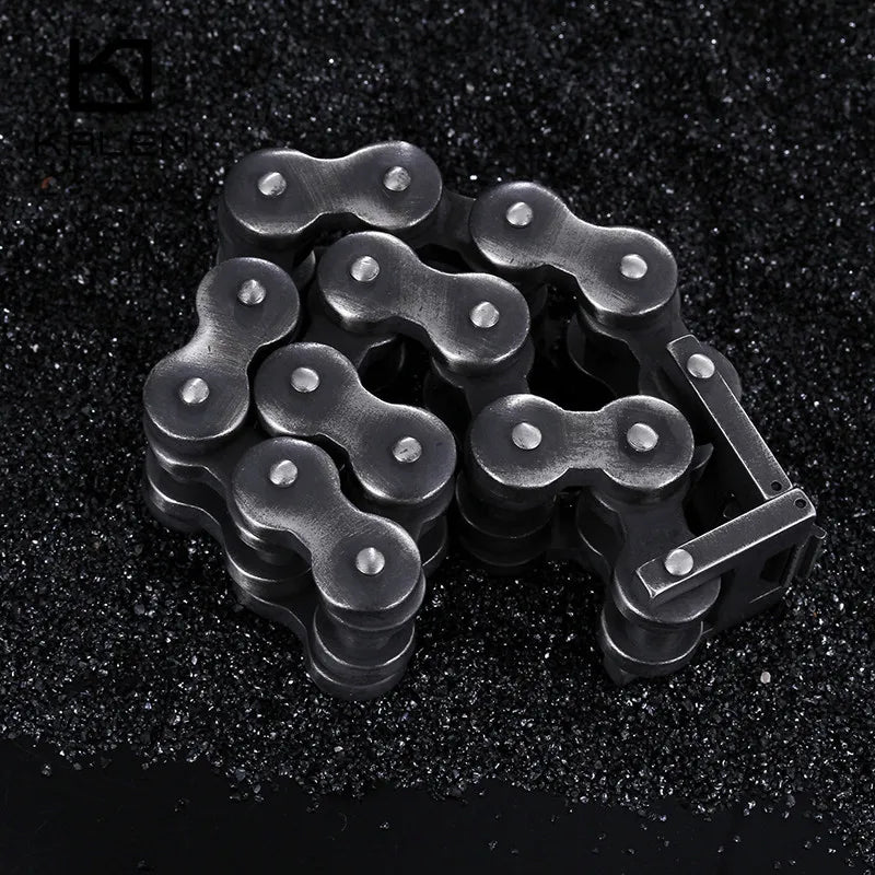 Kalen Punk Brushed Bike Chain Bracelet