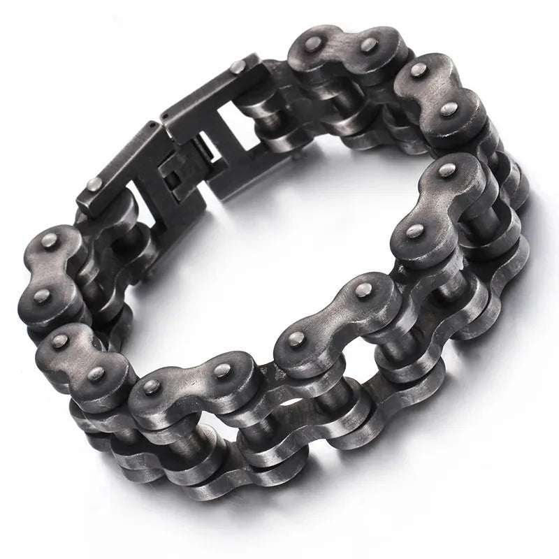 Kalen Punk Brushed Bike Chain Bracelet