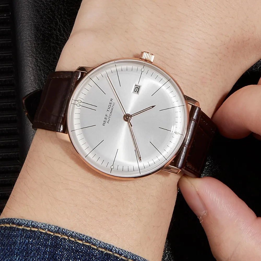 Luxury Rose Gold Dress Watch
