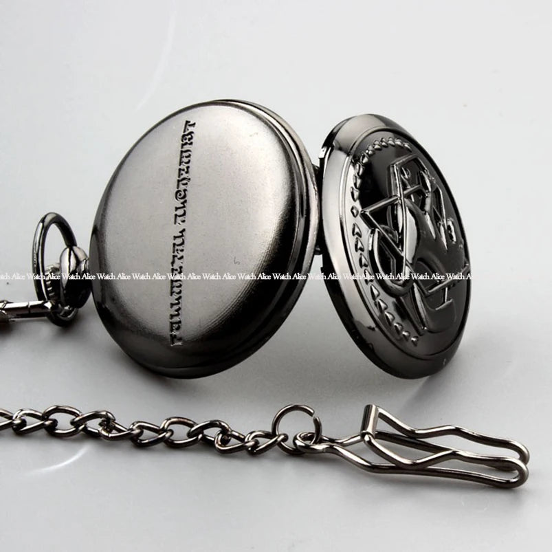 Antique Horse Quartz Pocket Watch
