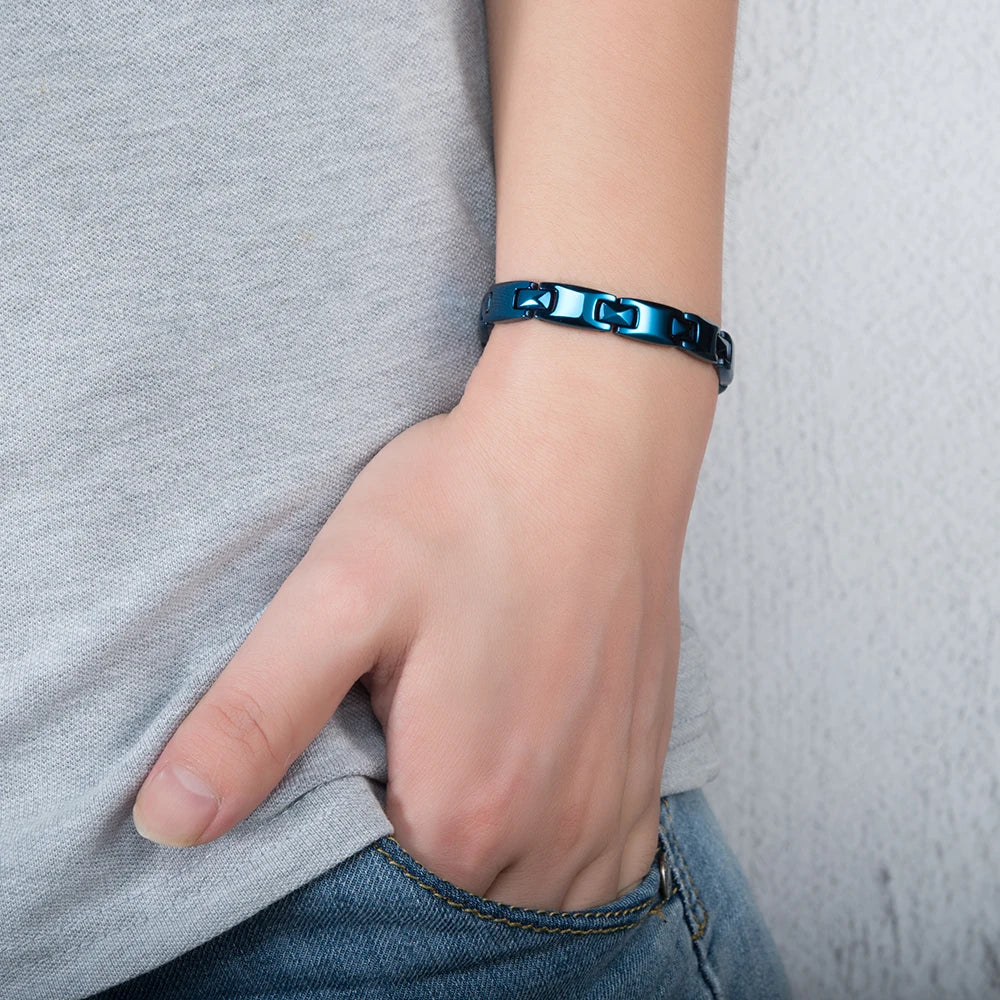 Vinterly Blue Magnetic Bracelet