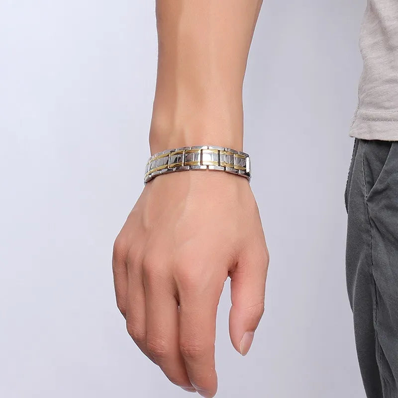 Magnetotherapy Stainless Steel Bracelet