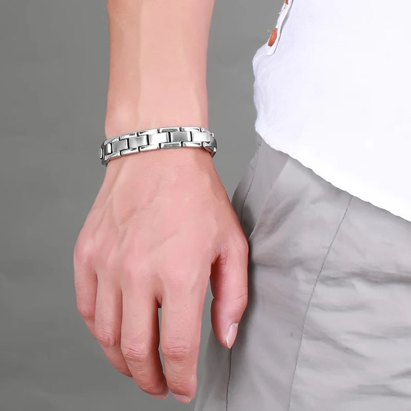 Magnetic Stainless Steel Energy Bracelet