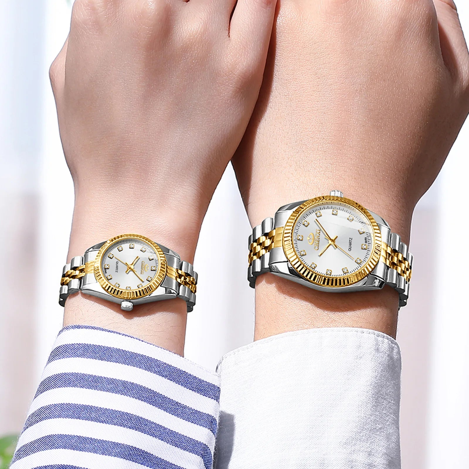 Women's Quartz Watch - Gold & Silver