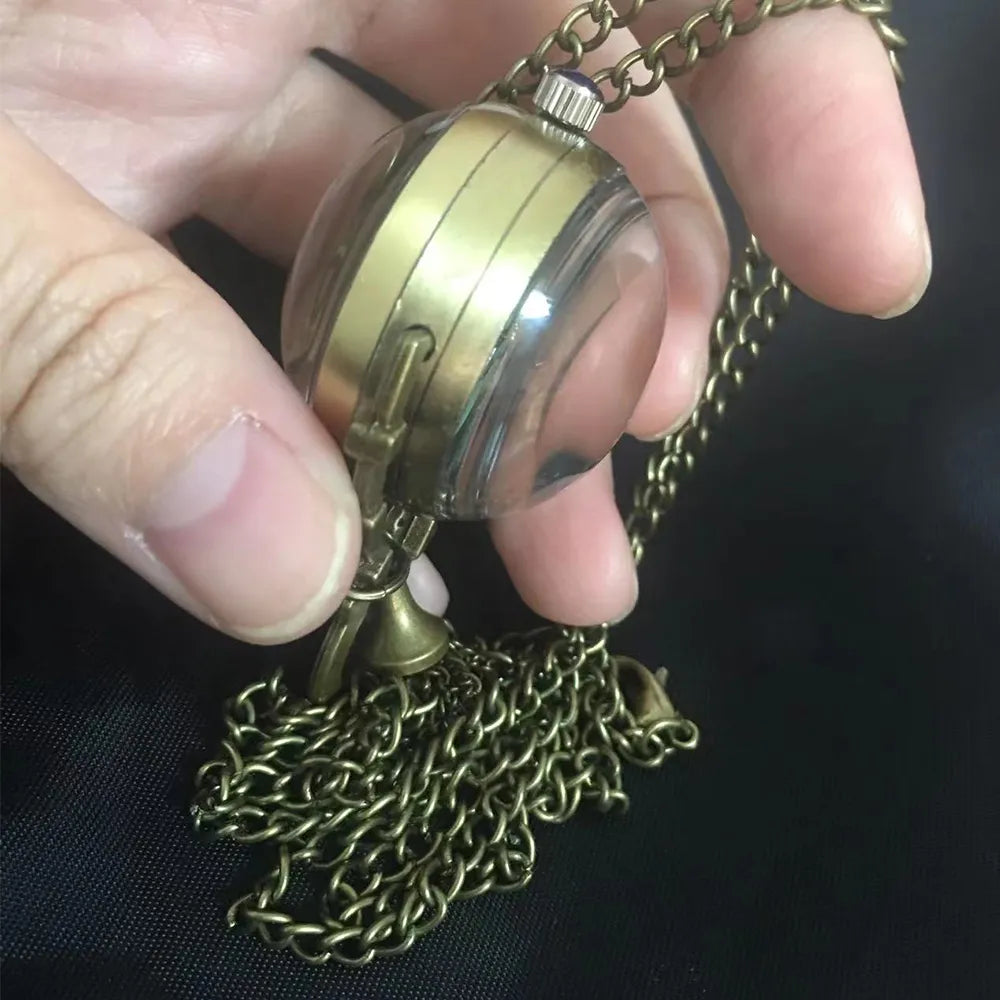 Transparent Mechanical Pocket Watch