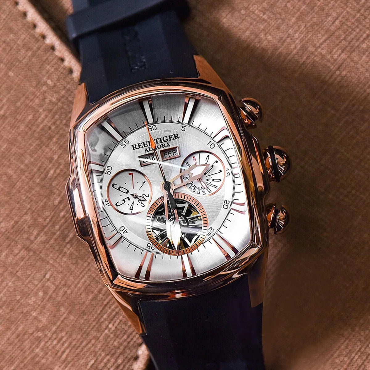 Men Sport Tourbillon Watche