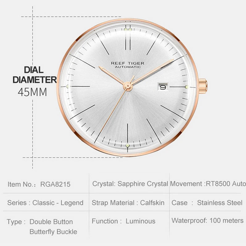 Reef Tiger Men Luxury Watch