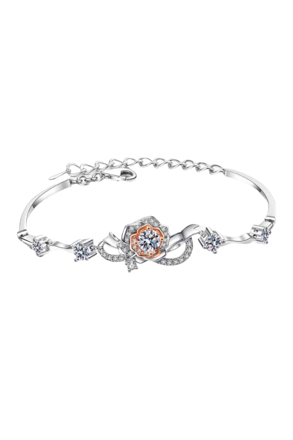 Sterling Silver Moissanite Bracelet