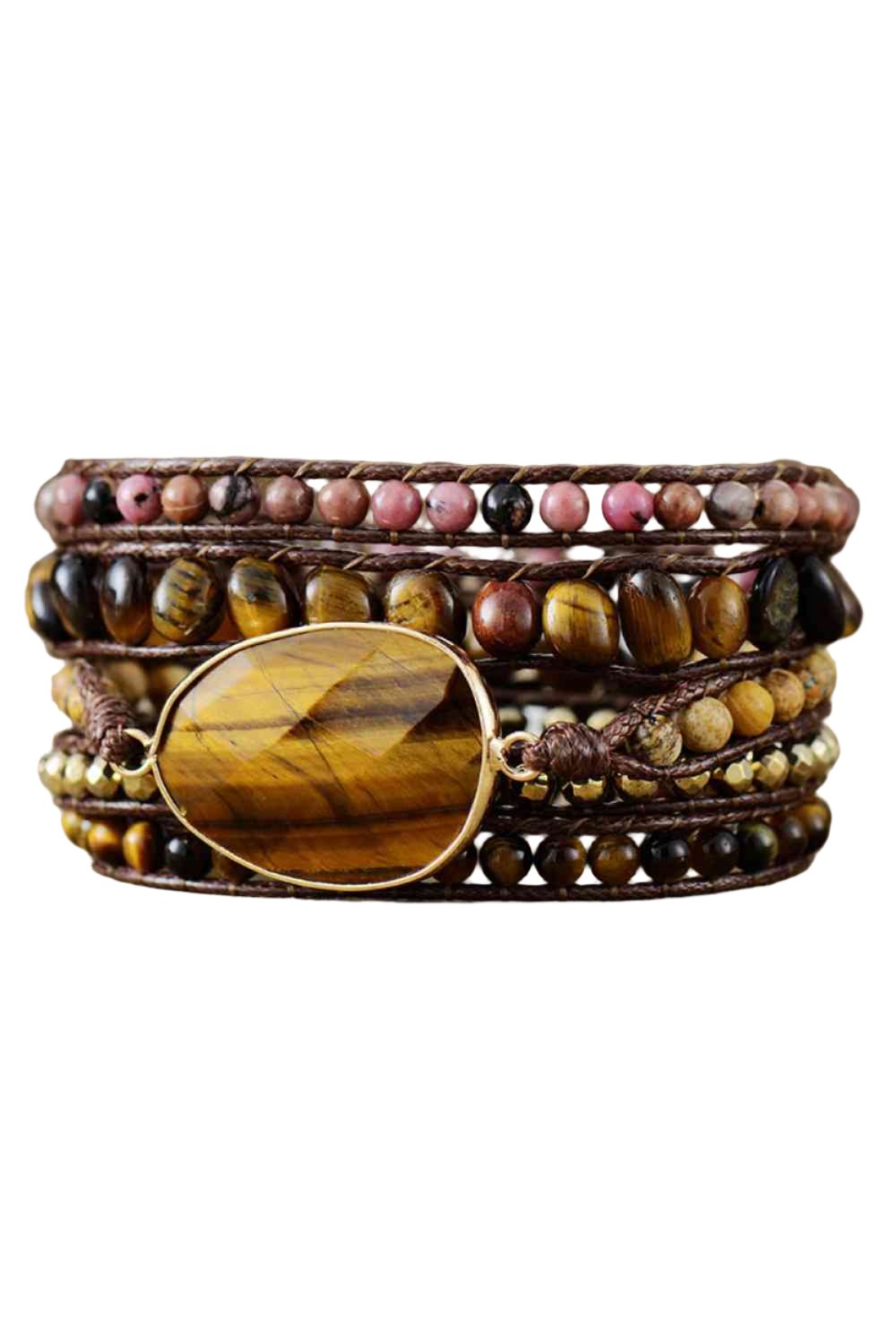 Natural Stone Layered Bracelet