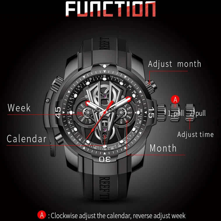 Men's Luxury Automatic Military Watch