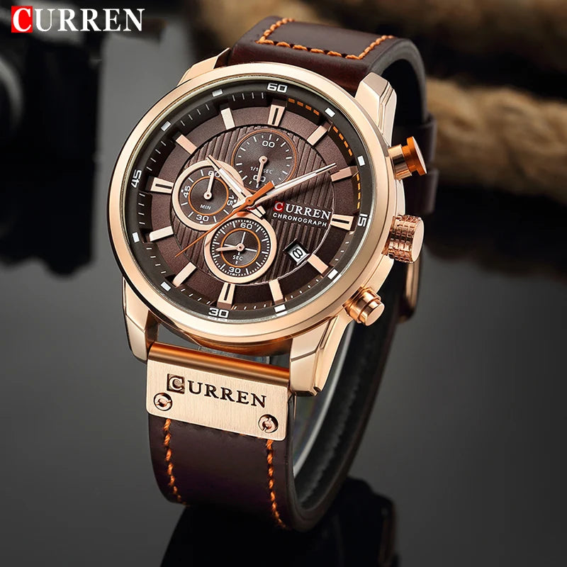 Curren Luxury Chronograph Sports Watch