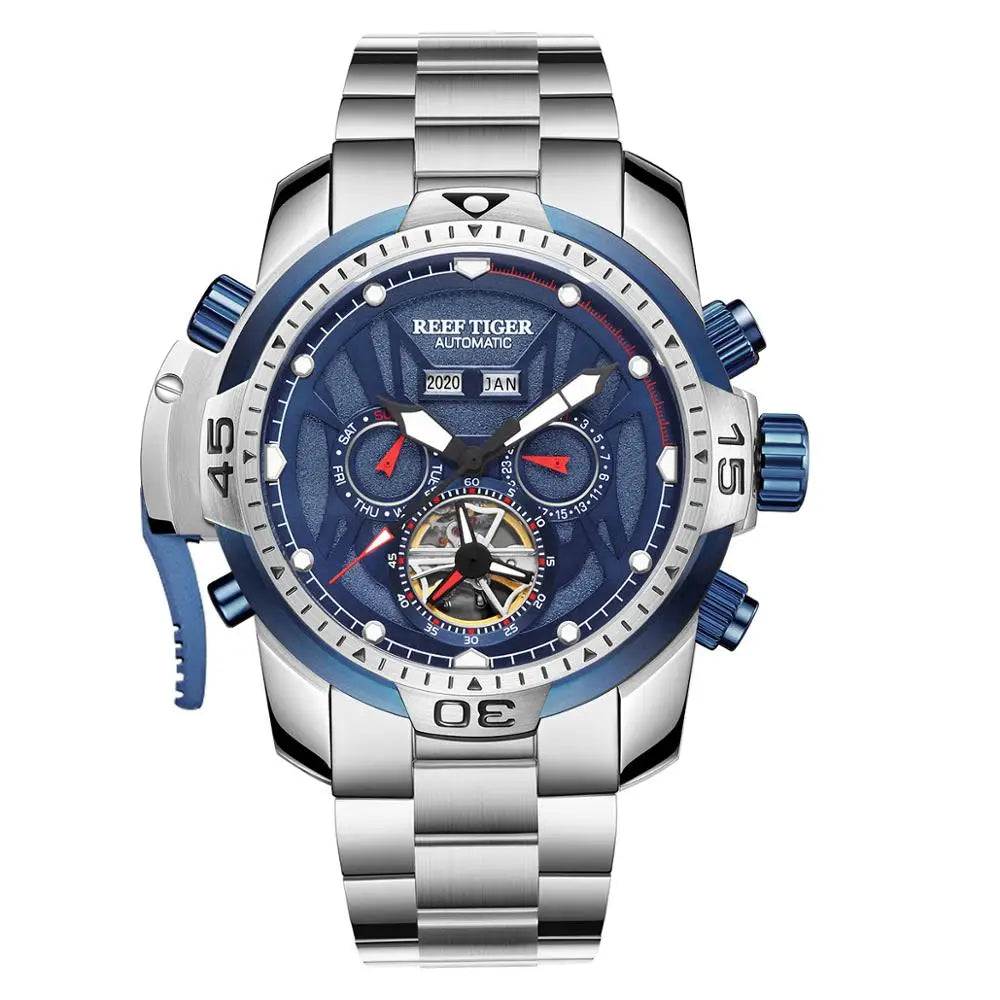 Complicated Blue Dial Sport Watch