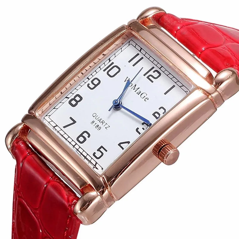 Square Rose Gold Women's Quartz Watch