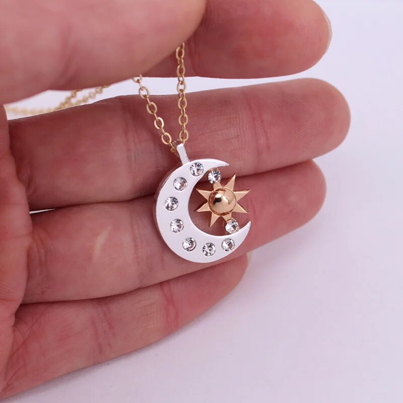 Sun and Moon Necklace