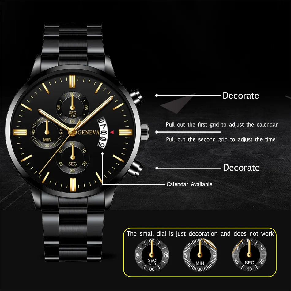 Men's Stainless Steel casual Watch