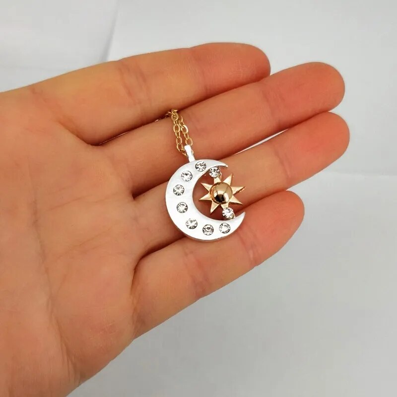 Sun and Moon Necklace