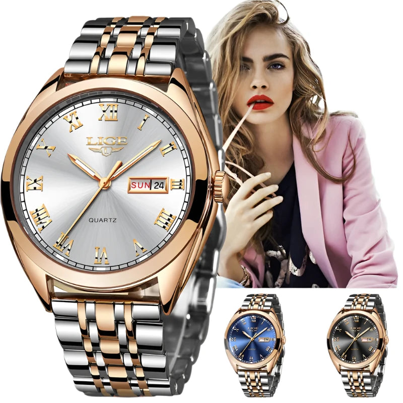 Women's Luxury Gold Quartz Watch