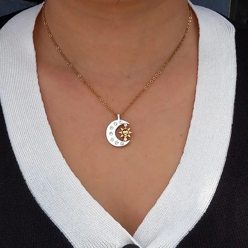 Sun and Moon Necklace