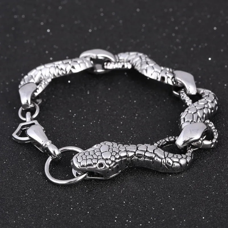 Quality Stainless Steel Snake Bracelet