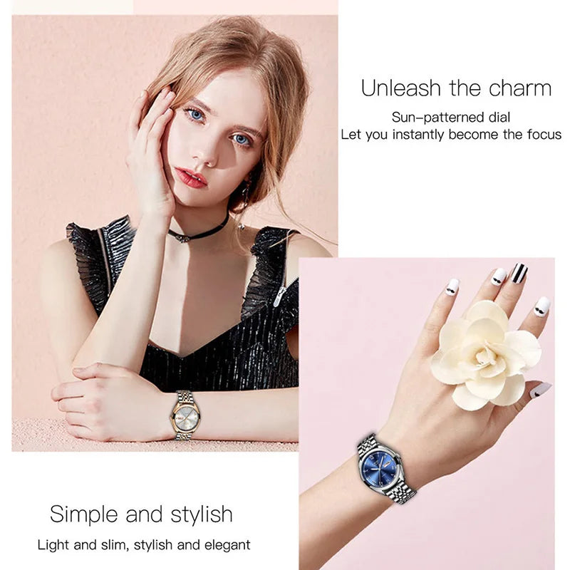 Women's Luxury Gold Quartz Watch