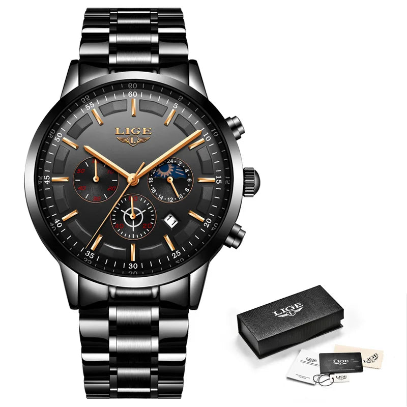 Men's Luxury Sport Quartz Chronograph Watch