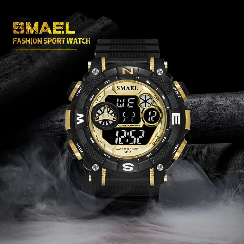 Mens Digital LED Military Watch