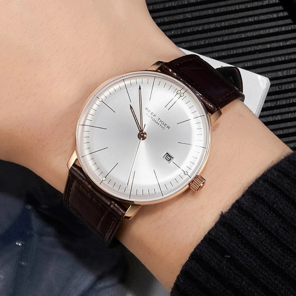 Luxury Rose Gold Dress Watch