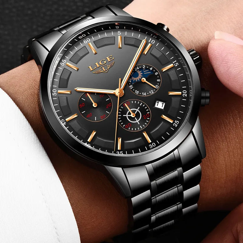 Men's Luxury Sport Quartz Chronograph Watch