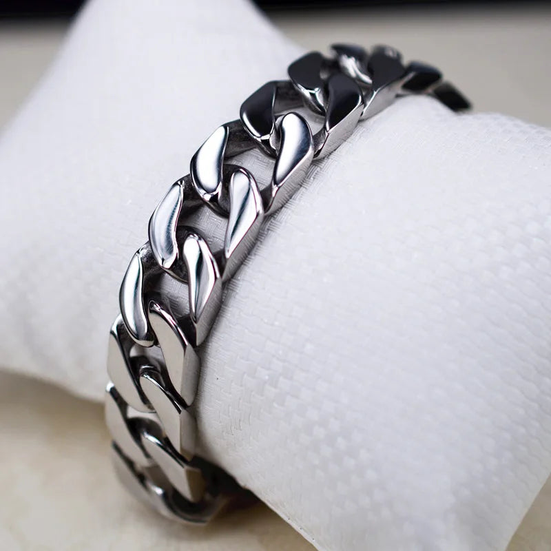 Titanium Steel Punk Bracelet