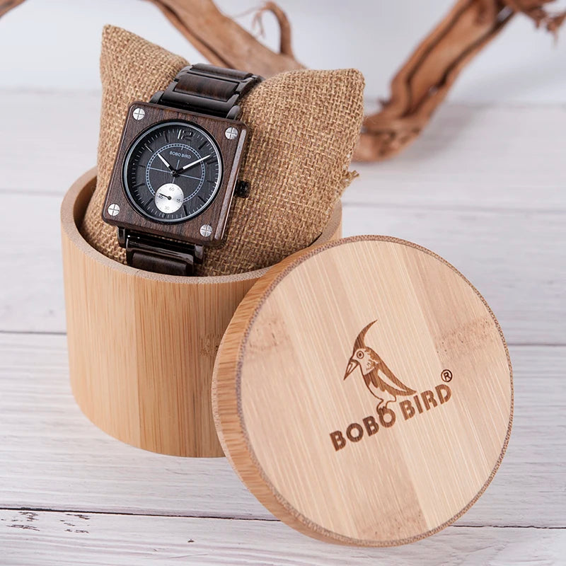 Bobo Bird Men's Luxury Wooden Watch