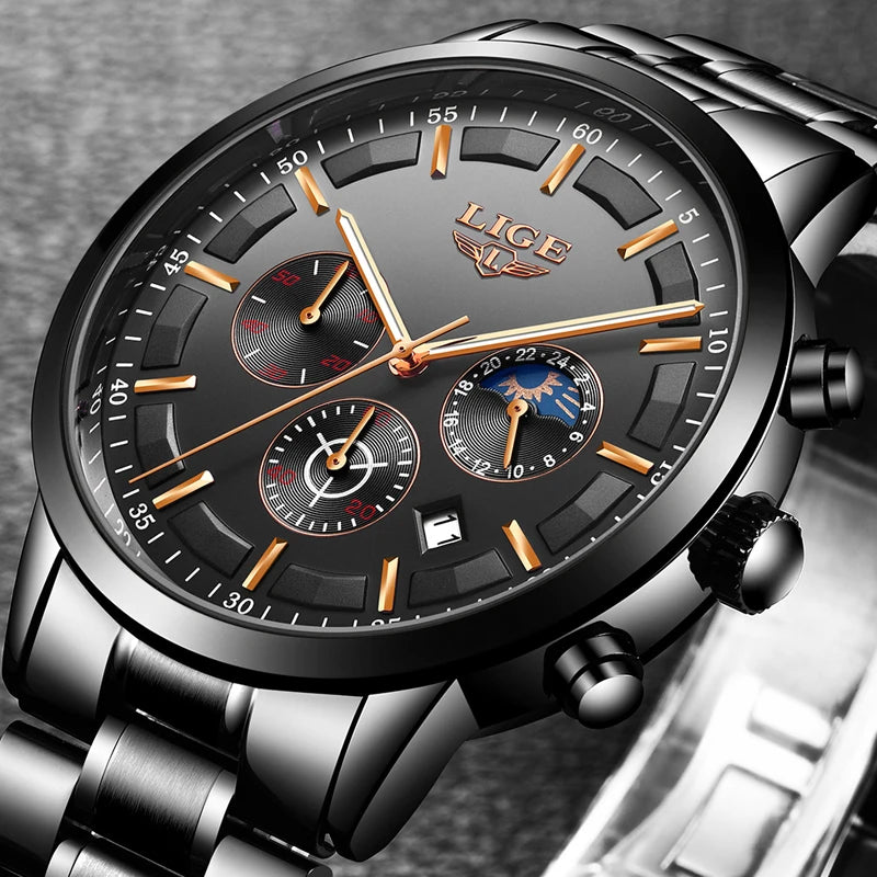 Men's Luxury Sport Quartz Chronograph Watch