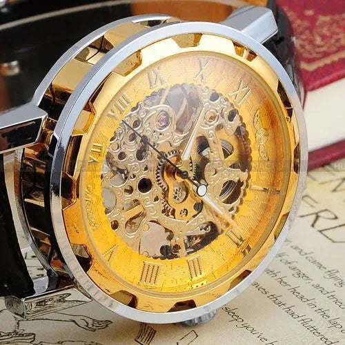 Skeleton hollow  mechanical Watches