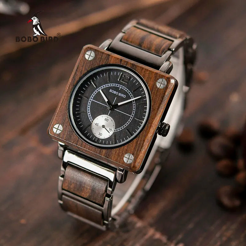 Bobo Bird Men's Luxury Wooden Watch