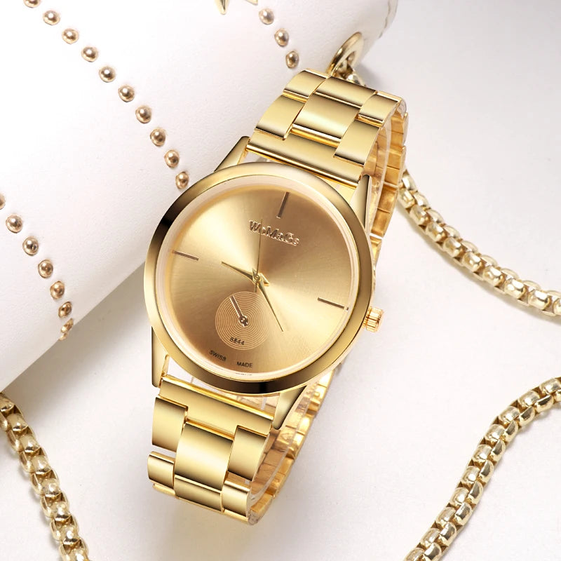 Women's Luxury Stainless Steel Quartz Watch