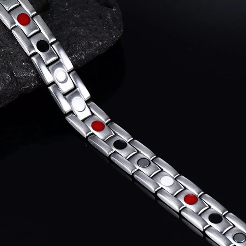 Arrow Energy Bracelet Male/ female  Magnetic Germanium Stainless Steel Bracelet