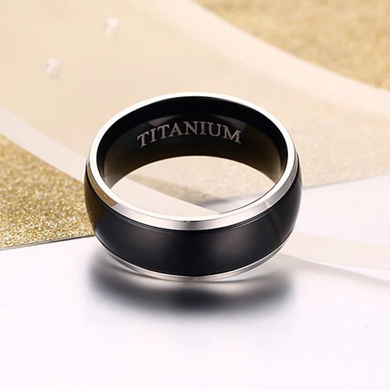 Titanium Carbide Masonic Ring