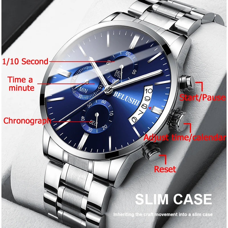 Luxury Full Steel Waterproof Watch