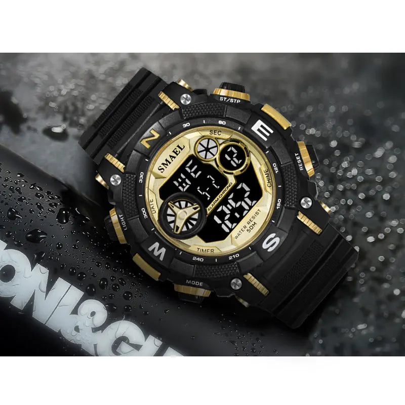 Mens Digital LED Military Watch