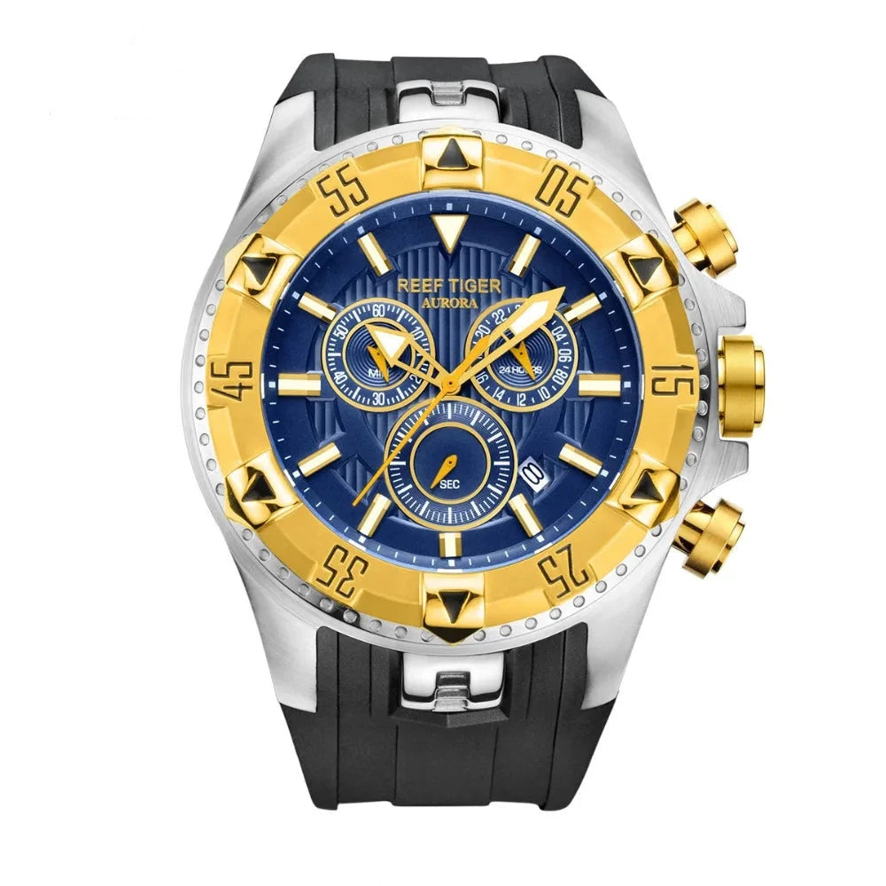 Super Luminous Steel Yellow Gold Watch