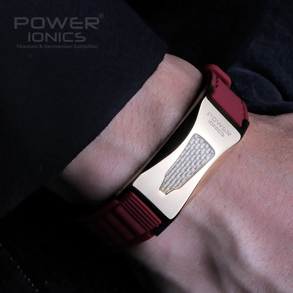 Power Ionics Titanium Golf Bracelet Watch