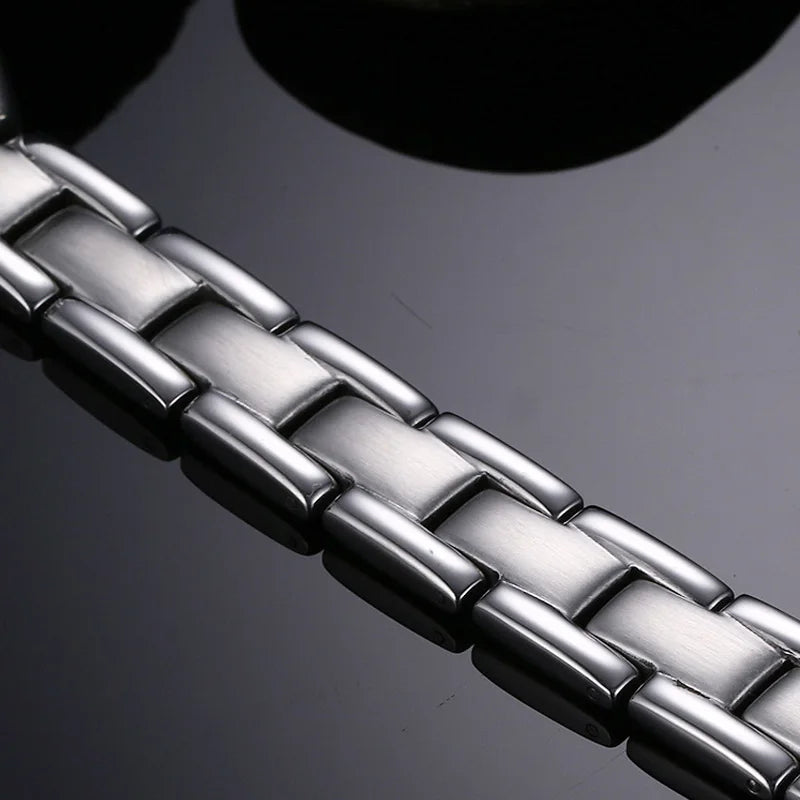 Arrow Energy Bracelet Male/ female  Magnetic Germanium Stainless Steel Bracelet