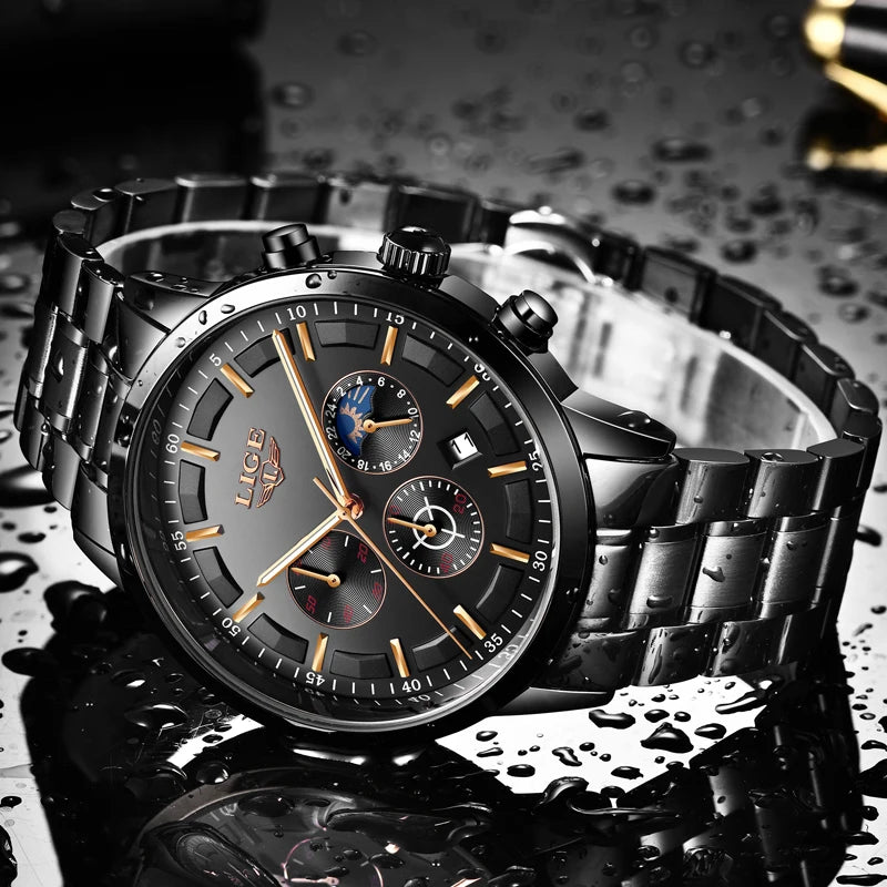 Men's Luxury Sport Quartz Chronograph Watch