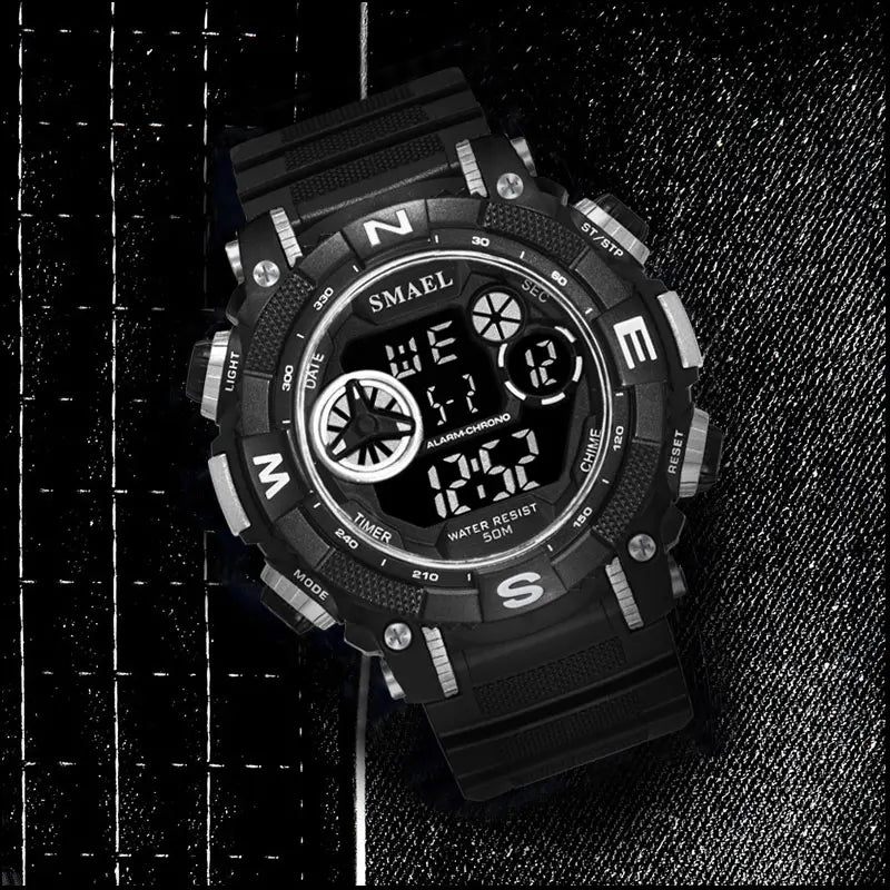 Mens Digital LED Military Watch