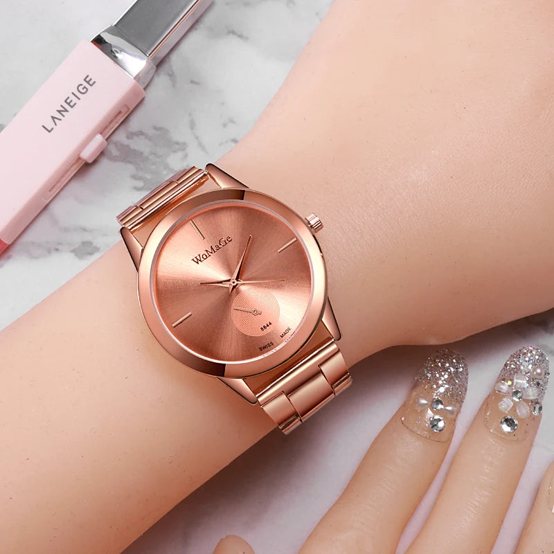 Women's Luxury Stainless Steel Quartz Watch