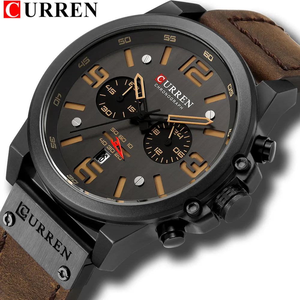 Luxury Waterproof Military Chronograph Watch