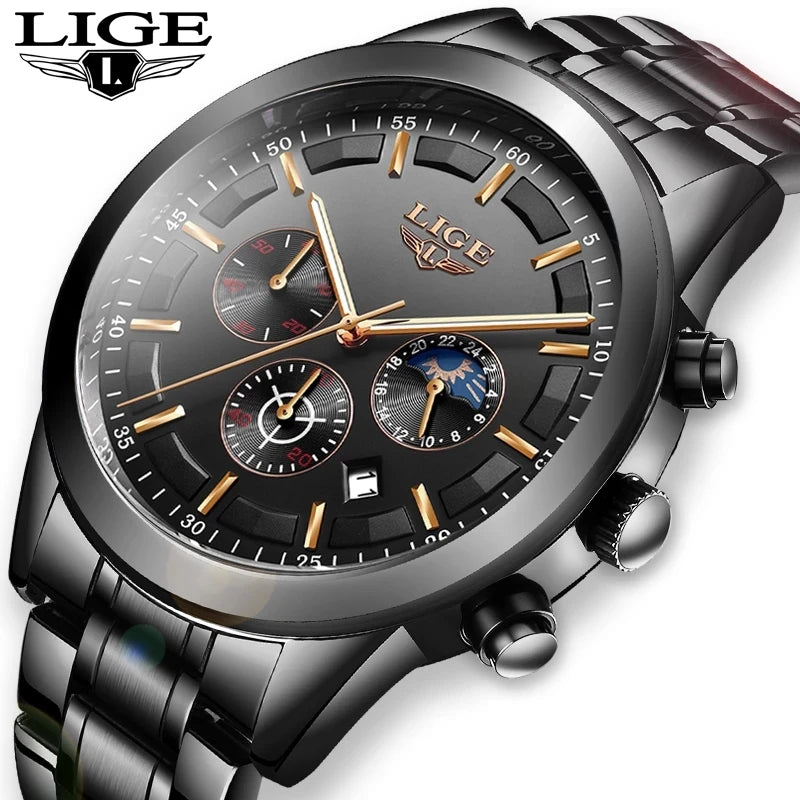 Men's Luxury Sport Quartz Chronograph Watch